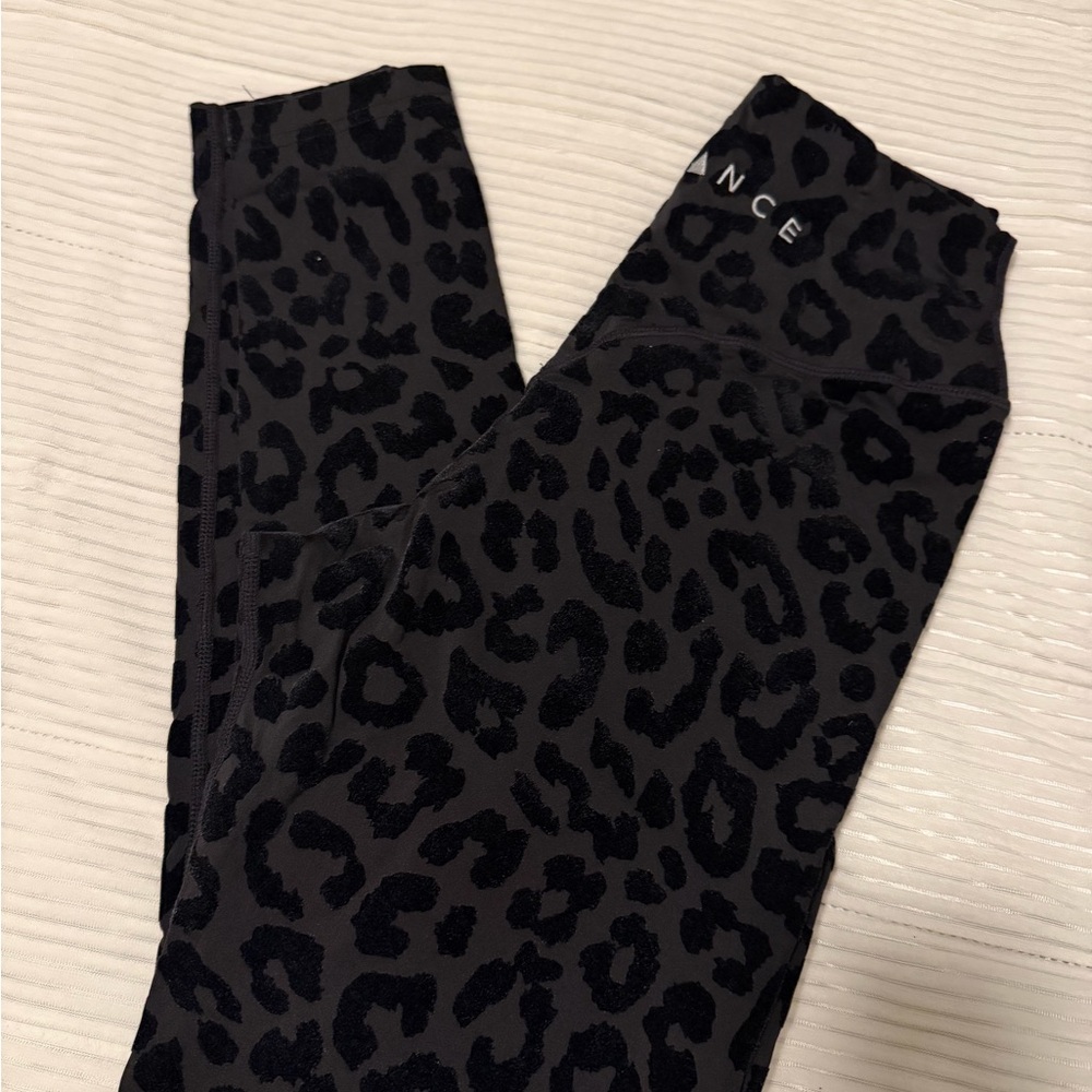 Balance Athletica Black Leopard Print Leggings
